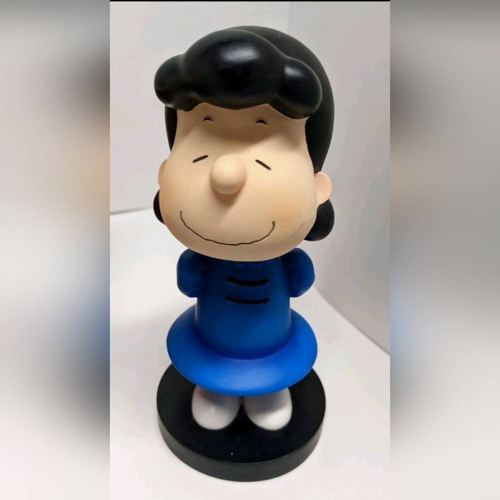 Vintage Westland Giftware Resin Peanuts Bobblehead Character Lucy Item #8154 6"